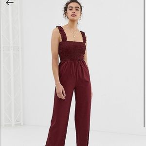 ASOS Emory Park Check Jumpsuit